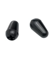 Fender 0994939000 Stratocaster Switch Ucu (Siyah - 2'li) Siyah Renk Stratocaster Seçici Anahtar Başlığı Yedek Parça