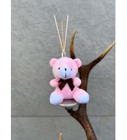 Oda Kokusu Gül Aromalı Pembe Peluş Ayıcık İçerisinde, Hediyelik 15 ML Kalıcı Koku Oda Kokusu
