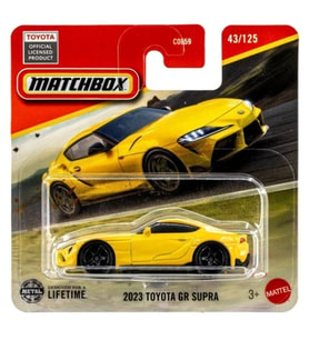 Matchbox 2023 Toyota GR Supra (1/64) Sarı - 2025 Case