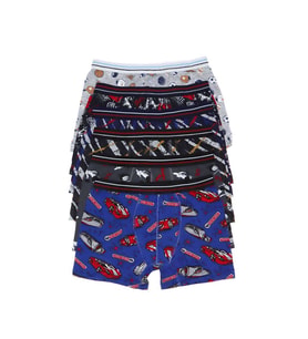 6 adet Erkek Çocuk Desenli Boxer 505