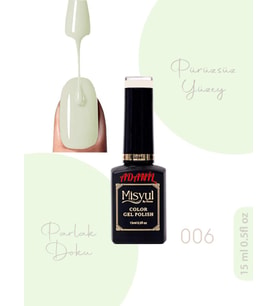 Adanil 15 ml Misyul Profesyonel Buz Beyazı Kalıcı Oje Mis-006