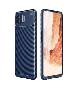 Oppo A73 Kılıf Elde Kaymayan Kamera Korumalı Silikon Kılıf (Kahverengi)