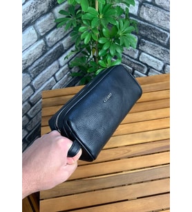 Guard Siyah Hakiki Deri Unisex El Çantası // GRD260701WT1340