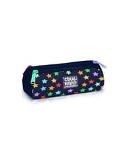 CORAL HIGH 31009 LACİVERT RENKLİ YILDIZ DESENLİ ÜÇ BÖLMELİ KALEM ÇANTASI
