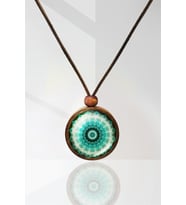 Mandala Ahşap Kolye N11.29034