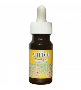 ARTDECO EBRU BOYASI 30 ML KAHVERENGİ Y-016B-15 Ücretsiz Kargo