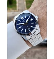 Casio CSISTE192 Kadranı Lacivert Kordonu Metalik Renk 2 Yıl Garantili Erkek Kol Saati