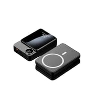 Magsafe Powerbank 10.000 mAh 22.5 Watt Hızlı Şarj Göstergeli Kablosuz Taşınabilir Şarj