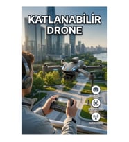 Katlanabilir Kamera Drone – Kumandalı Aerodinamik Tasarım