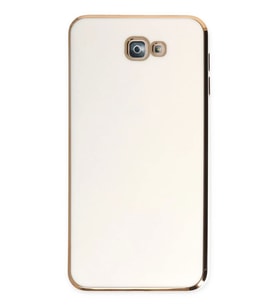 Newface Samsung Galaxy J7 Prime Kılıf Volet Silikon - Beyaz