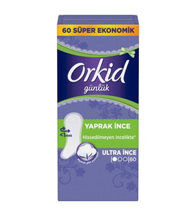 Orkid Günlük Ped Yaprak 60 Lı Parfümsüz
