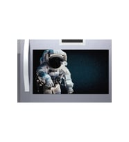 Glory DecoArt Astronotun Uzay Yolculuğu Büyük Boy Buzdolabı Magneti - 60x30cm
