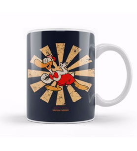Gandy Goose Retro Japanese Kupa Bardak Porselen