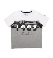 Beşiktaş Orijinal Çocuk T-Shirt (Beyaz-Gri)