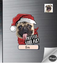 Kişiye Özel Sevimli Dostlarımız Köpek Ahşap Magnet -2
