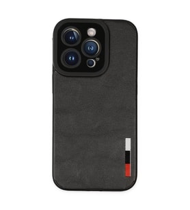 İphone 14 Pro Kılıf Loop Deri Silikon - Siyah