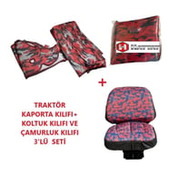 Hattat 240-255-260-280 Gold Traktör Kılıfı Branda-3 Silindir Model (02)
