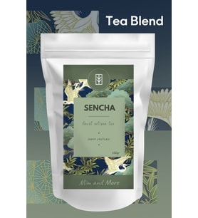 Sencha Tea - Saf Japon Yeşil Çayı, 100 gr