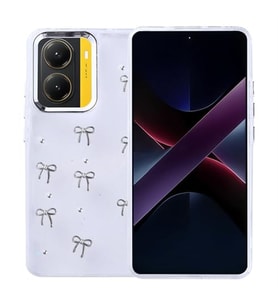 Coverzone Xiaomi Poco X7 Pro ile uyumlu K?l?f Airbag K�?eli 2mm Kamera �?k?nt? Korumal? Simli ?effaf Bask?l? Z-Kutup Kapak Fiyonk