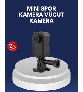 Vlog, Seyahat Ve Günlük Video Çekimleri İçin Mini Kamera