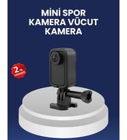 Vlog, Seyahat Ve Günlük Video Çekimleri İçin Mini Kamera