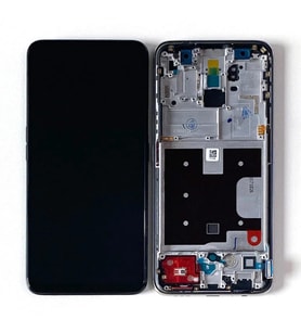 Oppo Reno 2Z ile Uyumlu Oled Ekran Dokunmatik Çıtalı CPH1951 (Siyah)