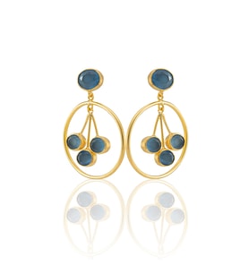 Kadir Jewellery 22 Ayar Altın Kaplama Vintage Küpe -El İşçiliği Ve Hipoalerjenik Küpe