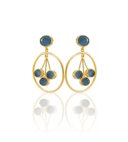 Kadir Jewellery 22 Ayar Altın Kaplama Vintage Küpe -El İşçiliği Ve Hipoalerjenik Küpe