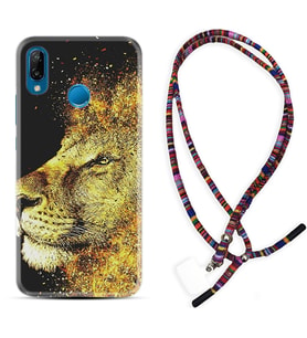 Huawei P20 Lite Mate 10 20 Lite Pro P40 Lite KılıfBoyun Asklı Rasta Silikon Leon 1323