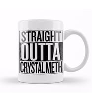 Straight Outta Crystal Meth Breaking Bad Kupa Bardak Porselen