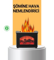 Aromaterapi Destekli Ultrasonik Nemlendirici USB Bağlantılı Sessiz Model