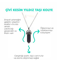 Doğaltaş YILDIZ TAŞI Pandül Kesim Kadın Erkek (Uniseks) İster Kolye İster Anahtarlık