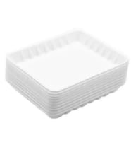 Tek Kullanımlık Mod 2 - 500 Gr. Beyaz Köpük Kase Tabak - 18x13x3 Cm. - 10 Adetlik 1 Paket