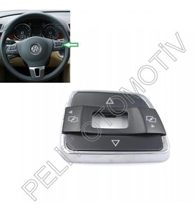Passat B7 Direksiyon Radyo Frekans Değiştirme Tuşu (2011-2015) 3C8998537B