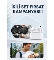 Aynalı Bluetooth Kulaklık Yeni Nesil Akıllı Saat Titreşimli Nabız Ölçer Spor Modları