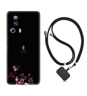 Xiaomi Mi 13 Lite Kılıf Silikon Boyun Askılı İpli Desenli Silikon Love 1629