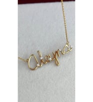 İsimlide Tek Taşlarını Seç 925 Ayar (Gold)