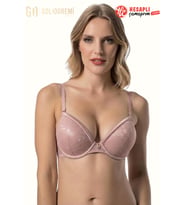 Le Jardin Premium Kadın Bellini Soft Cup Destekli Dolgulu Dantelli Kutulu Tekli Sütyen