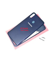 Samsung Galaxy A20S Kasa Arka Pil Batarya Kapağı MAVİ