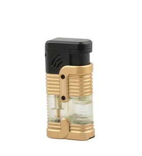 Parmida 3 Torch Pürmüz Gold-Siyah Puro Çakmağı