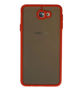 Mey İthalat® Samsung Galaxy J7 Prime Kılıf Montreal Silikon Kapak - Kırmızı