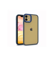 Apple iPhone 11 Uyumlu Kılıf Zore Flora Kapak (Mavi)