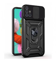 Kızaklı Tank Kılıf Samsung Galaxy A51 Siyah