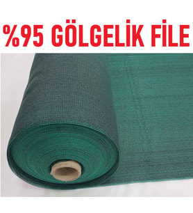 Abdioğulları %95 Gölgelik File 1,5m X 35m Bahçe Çit Örtüsü Meyve Ağacı Örtüsü (Çok Renkli)