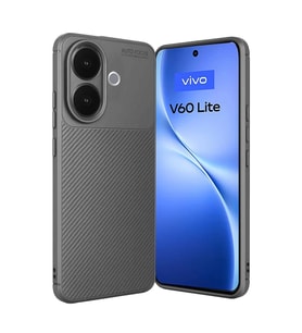 Vivo V60 Lite Auto Focus Karbon Kapak - Gri