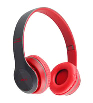 Kulak üstü Bluetooth kulaklık Stereo Kırmızı Katlanabilir Samsung Xiaomi iPhone Uyumlu