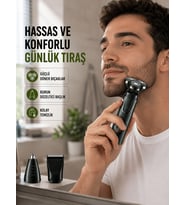 Kablosuz Şarjlı Çok Amaçlı Tıraş Makinesi