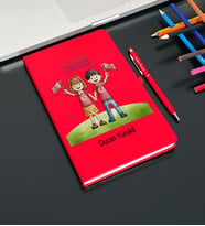 23 Nisan Tasarımlı Kişiye Özel Defter Ve Kalem Seti
