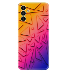 Samsung A23 A31 A32 A50 A51 A52 A53 A70 Kılıf Desenli Silikon Üçgenler 1635