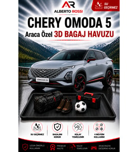 Chery Omoda 5 2022 - 2026 Araca Özel 3D Bagaj Havuzu